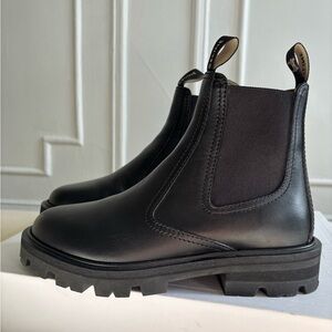 Celine Black Leather Boots